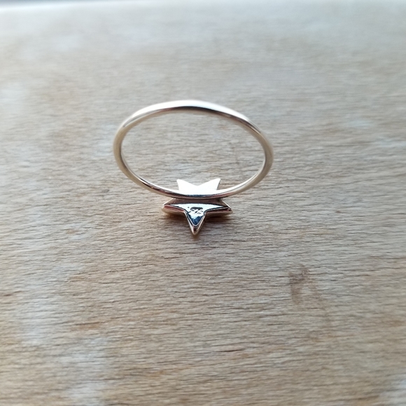 925 Silver Moon & Stars Ring Set - Picture 5 of 6